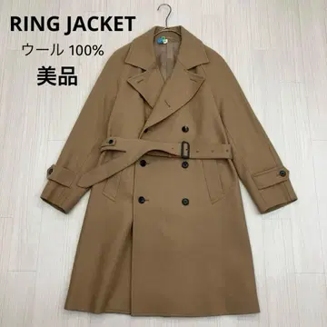 링 재킷 더블 체스터 코트 일본제