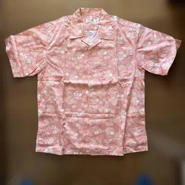 Manzo 오키나와 오리지널 M 꽃무늬 하와이안 셔츠