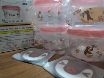 Pingu 후드 스토커 4개 세트 러버 스트랩 세트