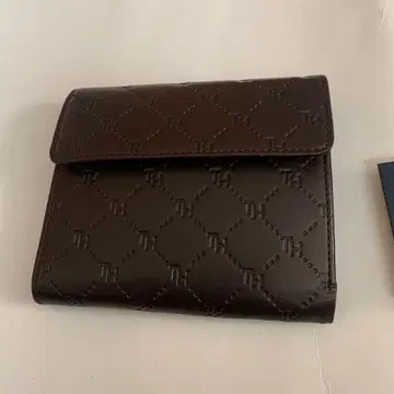 TOMMY HILFIGER 접이식 지갑 다크 브라운