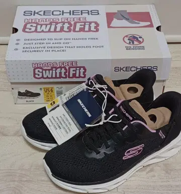 새상품 미사용 SKECHERS Swift fit 블랙