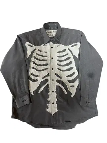 YUTAKA SOMEYA Human Bone Shirt 일점물 리메이크