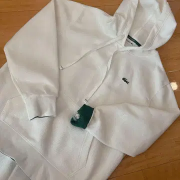 LACOSTE 화이트 후드티 셋업 36