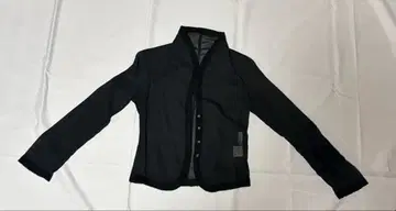 월드 블랙 긴팔 시스루 자켓