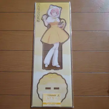 5등분의 신부 특대형 아크릴 스탠드 당첨 포함 원샷 캔뱃지 컬렉션 이치카