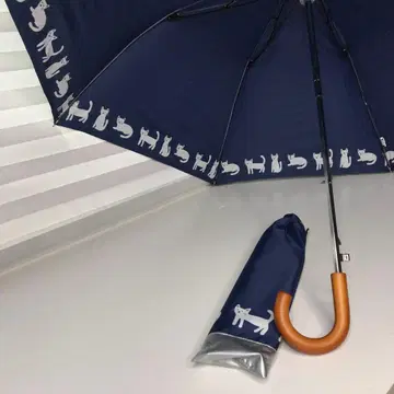 고양이 패턴 접이식 우산