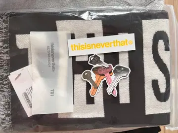 thisisneverthat 머플러 블랙