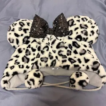 디즈니 레오파드 무늬 팬캡