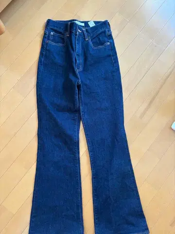 Moussy 다크 블루 플레어 팬츠