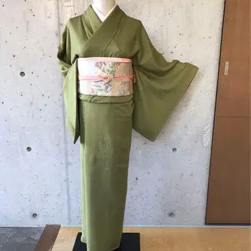 [ 쑤저우 자수 ] 순수 실크 이로무지 밑단에만 자수 이중 기모노