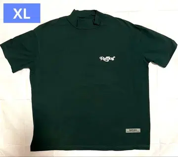 러플로그 다크 그린 모크넥 티셔츠