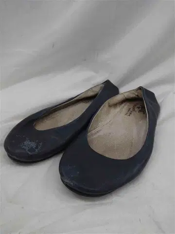 일 비존테 발레 슈즈 가죽 네이비 계열 35.5 여성용