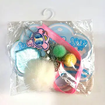 엔젤 블루 폼폼 포함 액세서리 당시 물품