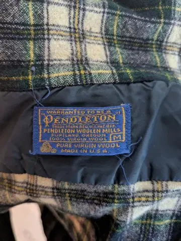 새상품급 높은 배색 빈티지 Pendleton 펜들턴