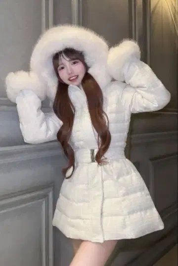 Darich 트위드 다운 s 사이즈