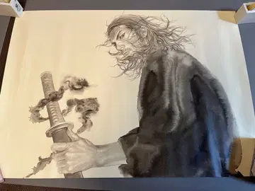 배가본드 이노우에 타케히코 마지막 만화전 포스터