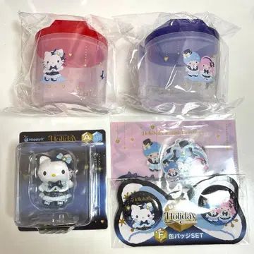 산리오 Happy 복권 헬로키티 & 키키라라 5세트