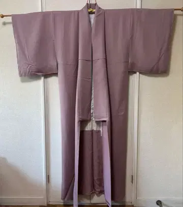 이로무지 순수 실크 하나 문 크레이프 원단 새상품 시츠케 포함