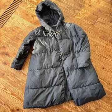 새상품급 45R A라인 다운 코트 2 네이비