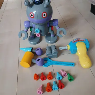 호빵맨 조립 DIY 움직인다! 나사나사 다단단