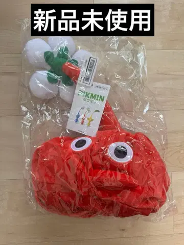 미사용 새상품 택 포함 피크민 코스튬 모자 빨간 피크민