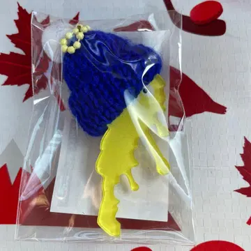 파란 모자 아크릴 키링 신상 비와코 키링