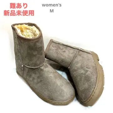[ 하자 있음 ] 미사용 새상품 브라운 베이지 어그 부츠 M