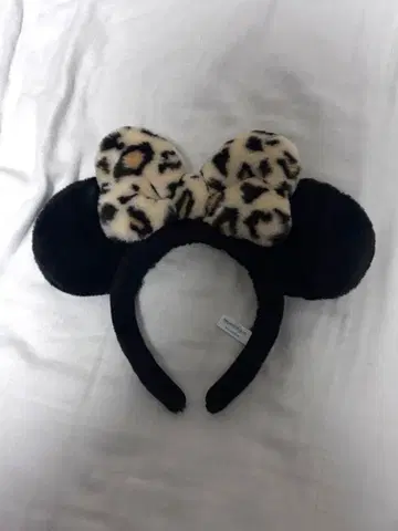 디즈니 머리띠 레오파드 무늬 미니