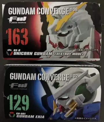 [ 미개봉 ] 건담 컨버전스 2종 세트 (유니콘 & 엑시아)