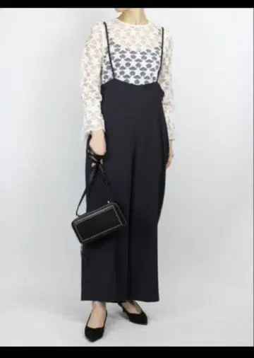 RADIATE 서스펜더 하이웨스트 와이드 팬츠