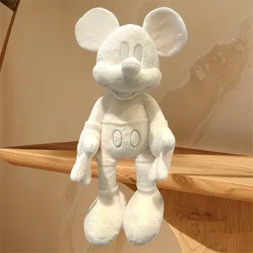 [새상품] 코스트코 화이트 미키 봉제 인형 대형 담요 100cm