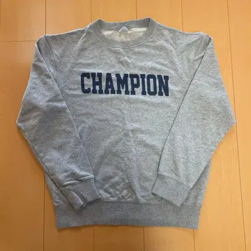 챔피온 남성용 맨투맨 CHAMPION 로고 그레이 L