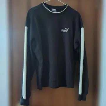 PUMA 블랙 긴팔 트레이닝복 S