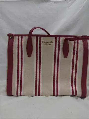 케이트 스페이드 스트라이프 토트백 베이지 계열 여성용