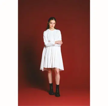 pinue A라인 미디 원피스