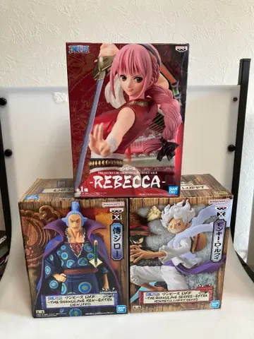 중고 미개봉 원피스 DXF 전 지로, 몽키 D 루피, REBECCA 3체