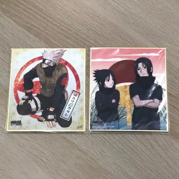 미개봉 NARUTO 색지ART 우치하 사스케 우치하 이타치 하타케 카카시