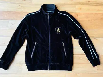 트랙 자켓/Luvgun/벨로아 원단/블랙