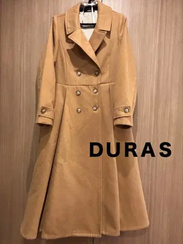 DURAS 카멜 롱 코트
