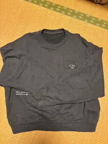 CDLTOKYO 맨투맨 차콜 그레이 M 사이즈