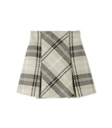 snidel 로빙 체크 스커트 아이보리 사이즈 0