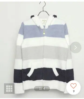 젤라피케 스트라이프 후드 부착 룸웨어 세트