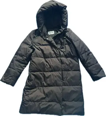 에메르 리파인 고품질 후드 부착 다운 코트 다운 85% 방한 따뜻한