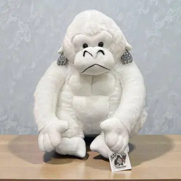요네고리 화이트 고릴라 봉제 인형