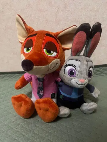주토피아2 닉 & 주디 페어 봉제 인형