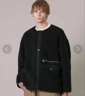 CULLNI 노카라 보아 자켓 STUDIOUS 별주 크루니 사이즈 1