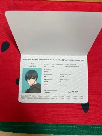 블루 록 ~SPECIAL TRIP~ 이토시 린 여권