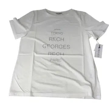 GEORGES RECH 조르주 레슈 텍스트 프린트 T셔츠