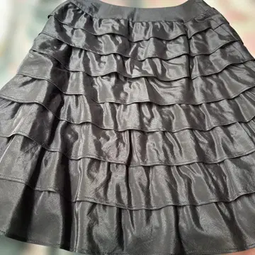 MS'GRACY 블랙 플레어 댄스 스커트 38 미사용 새상품