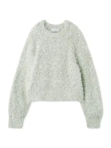 emmi 튤 x 샤기 니트 풀오버